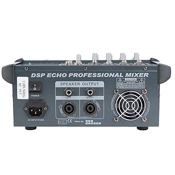 Amazon.com: TC-Home 4 Channel Professional Powered Mixer